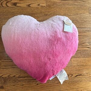 Pink Heart-Shaped Pillow